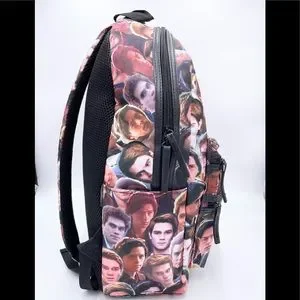 NEW Riverdale Archie & Jughead Double Zipper Pocket Backpack Hot Topic Exclusive Riverdale Archie & Jughead Double Zipper Pocket Backpack Hot  main image 4